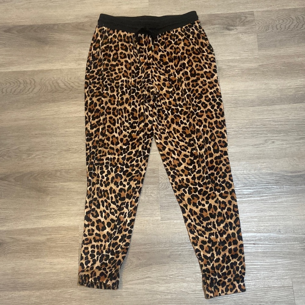 cheetah print very soft pajama pant
